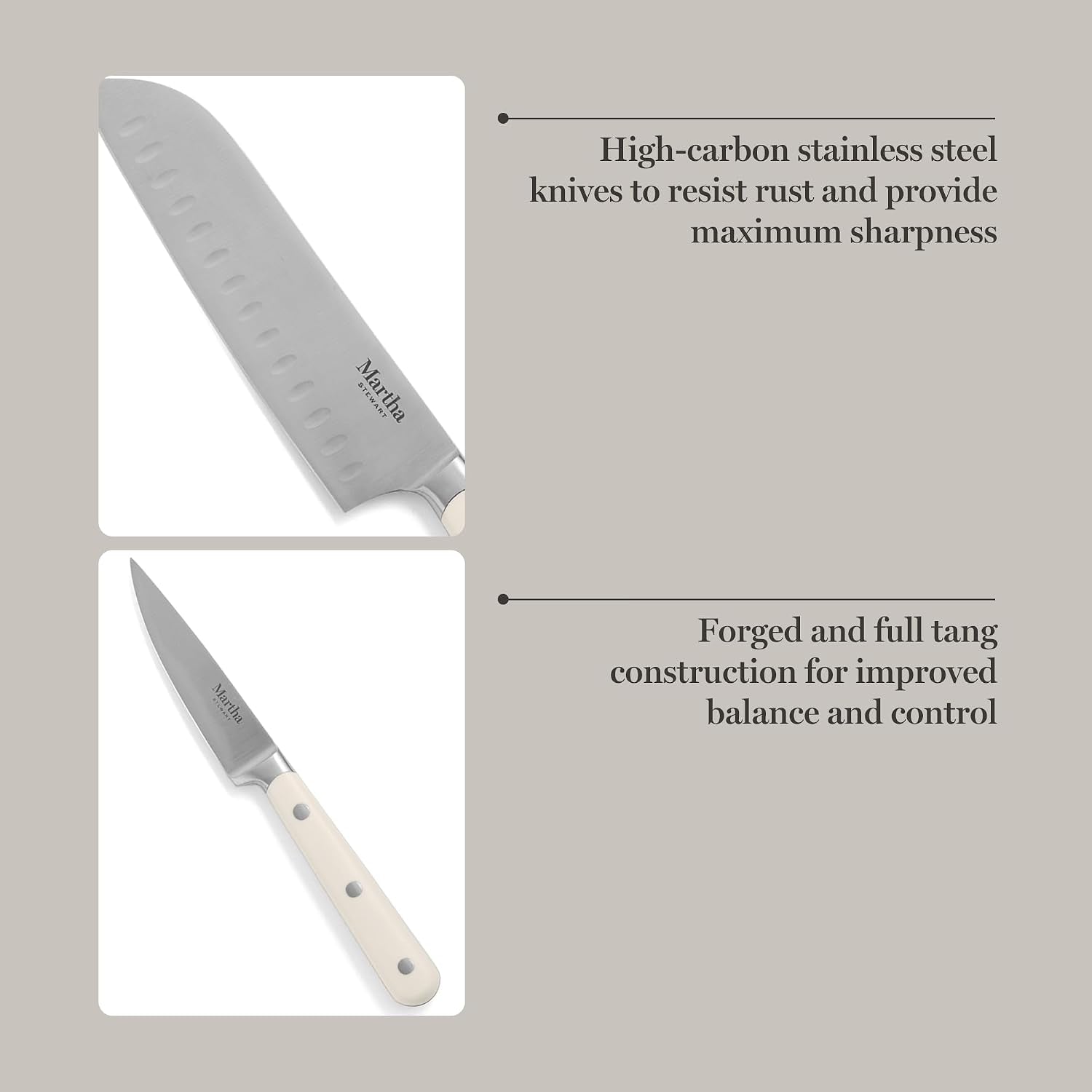 eastwalk-14-piece-high-carbon-stainless-steel-cutlery-kitchen-knife-block-set-w-abs-triple-riveted-forged-handle-acacia-wood-block-linen-white