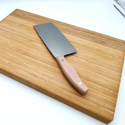 Chinese Vegetable Cleaver, MATTSTONE HILL 7 Inch Chinese Chef'S Knife, Vegetable Cleaver, German Steel, Triple Rivet Handle6