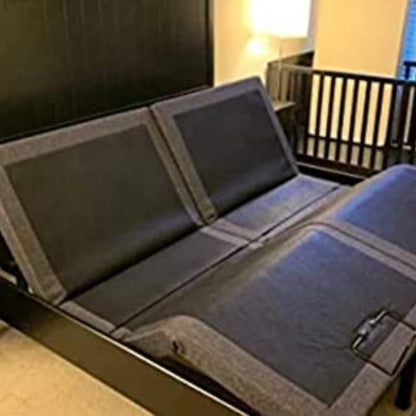Split Queen Adjustable Bed with Massage, Zero Gravity Electric Bed + Adjust Your Comfort Mattresses7