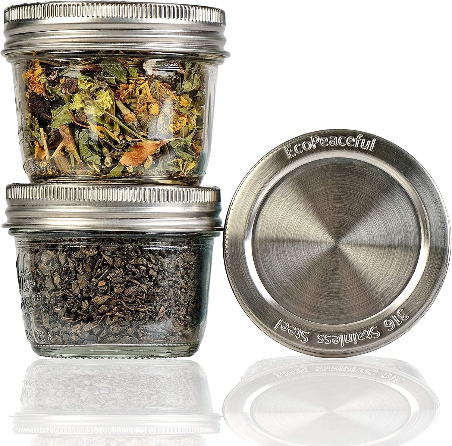 316-surgical-stainless-steel-mason-jar-lids-wide-mouth-original-design-stackable-w-pull-tab-silicone-ring-seal-rust-proof-airtight-leak-proof-bpa-free-pvc-free-not-for-canning