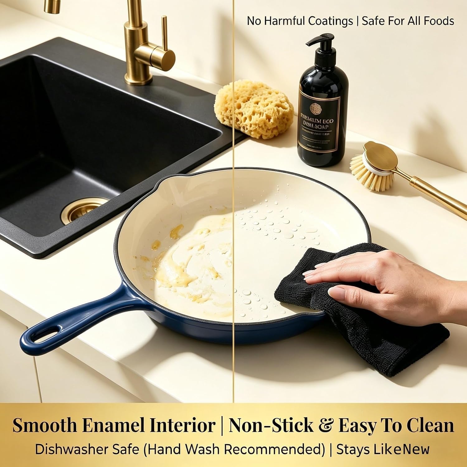 5-piece-navy-blue-enameled-cast-iron-cookware-set-includes-8-frying-pan-10-skillet-2-8qt-and-3-5qt-dutch-ovens-and-4-7qt-casserole