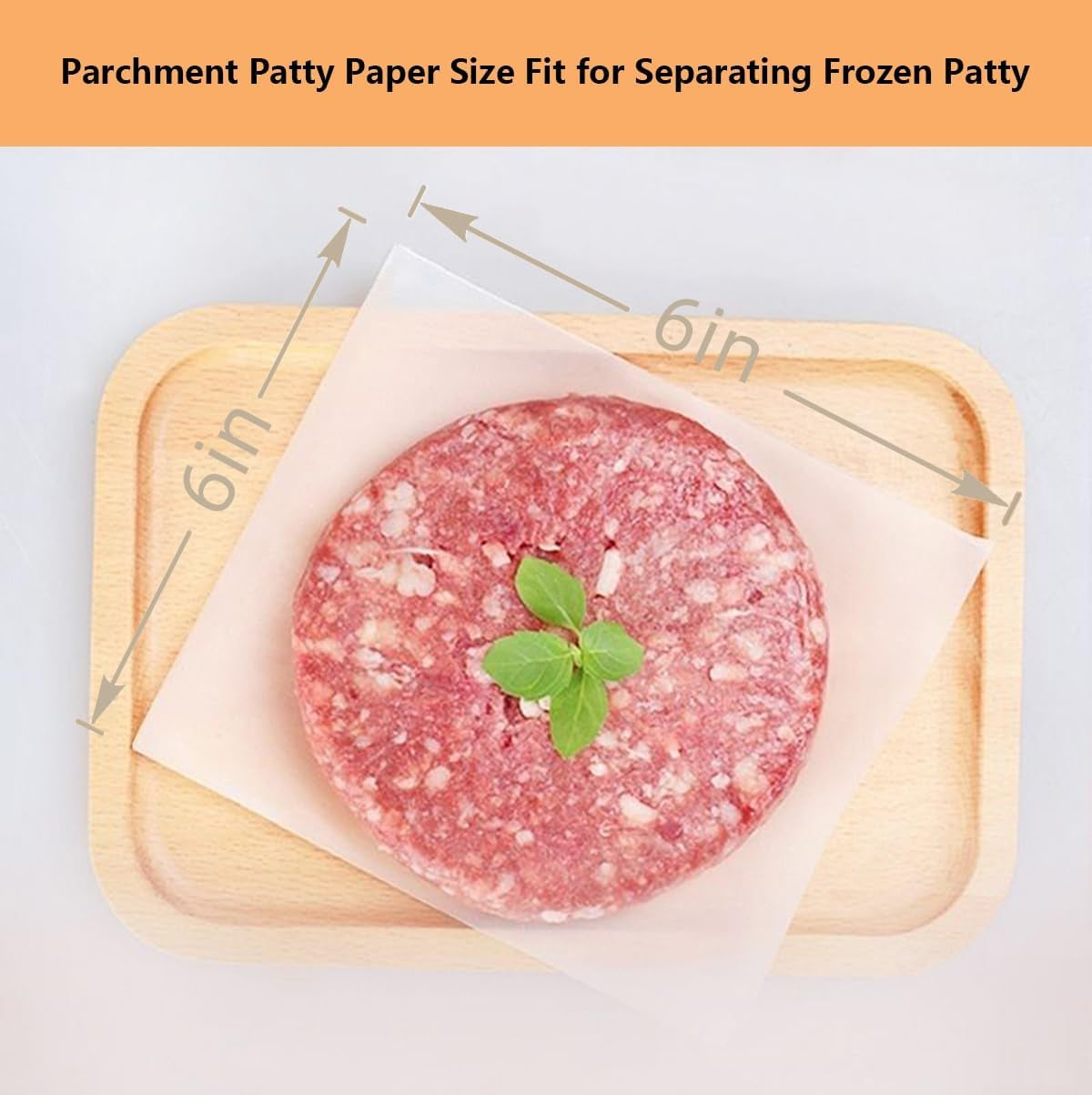 100pcs-6-x-6-unbleached-parchment-paper-burger-patty-paper-non-stick-squares-wax-paper-sheets-for-seperating-patty-cookies-baking-wrapping-candies
