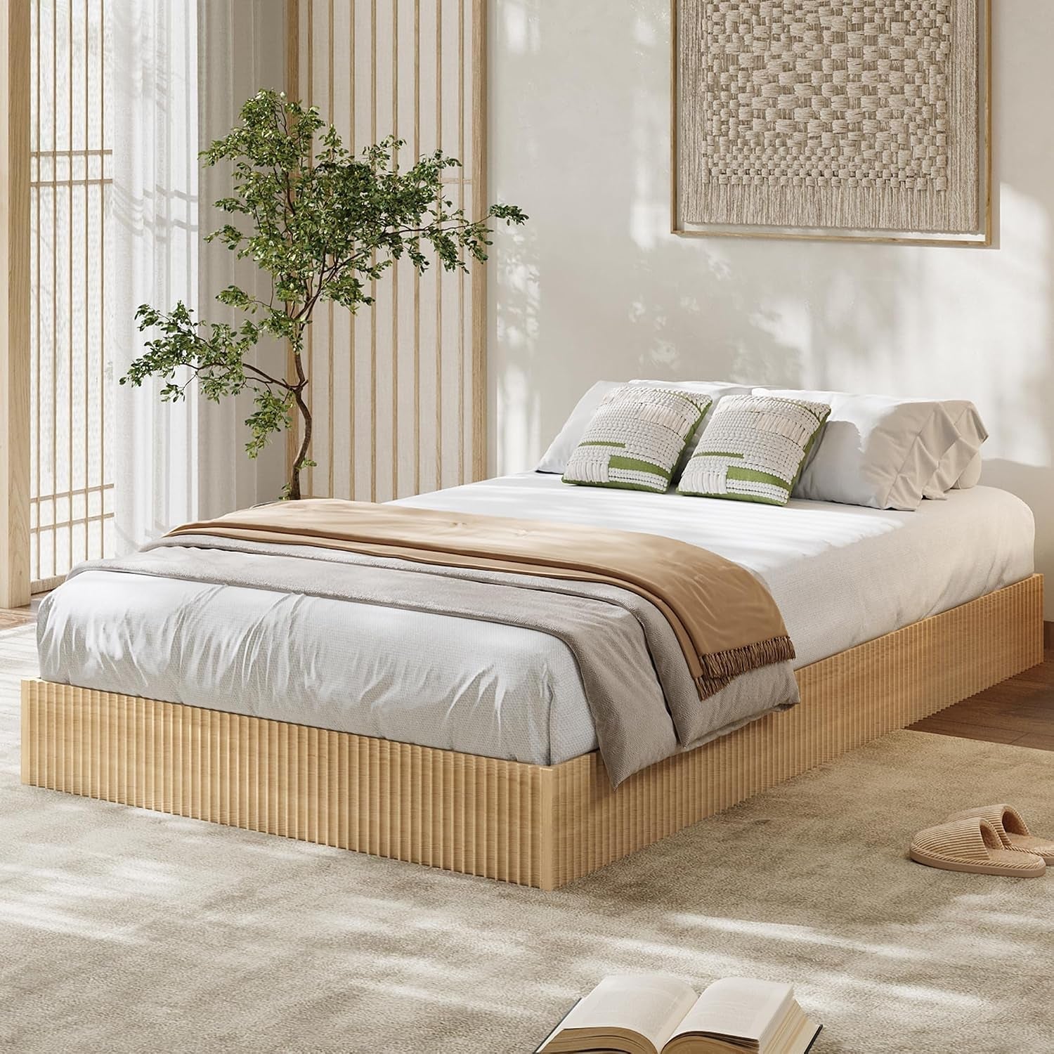twin-xl-bed-frame-wood-platform-bed-with-fluted-design