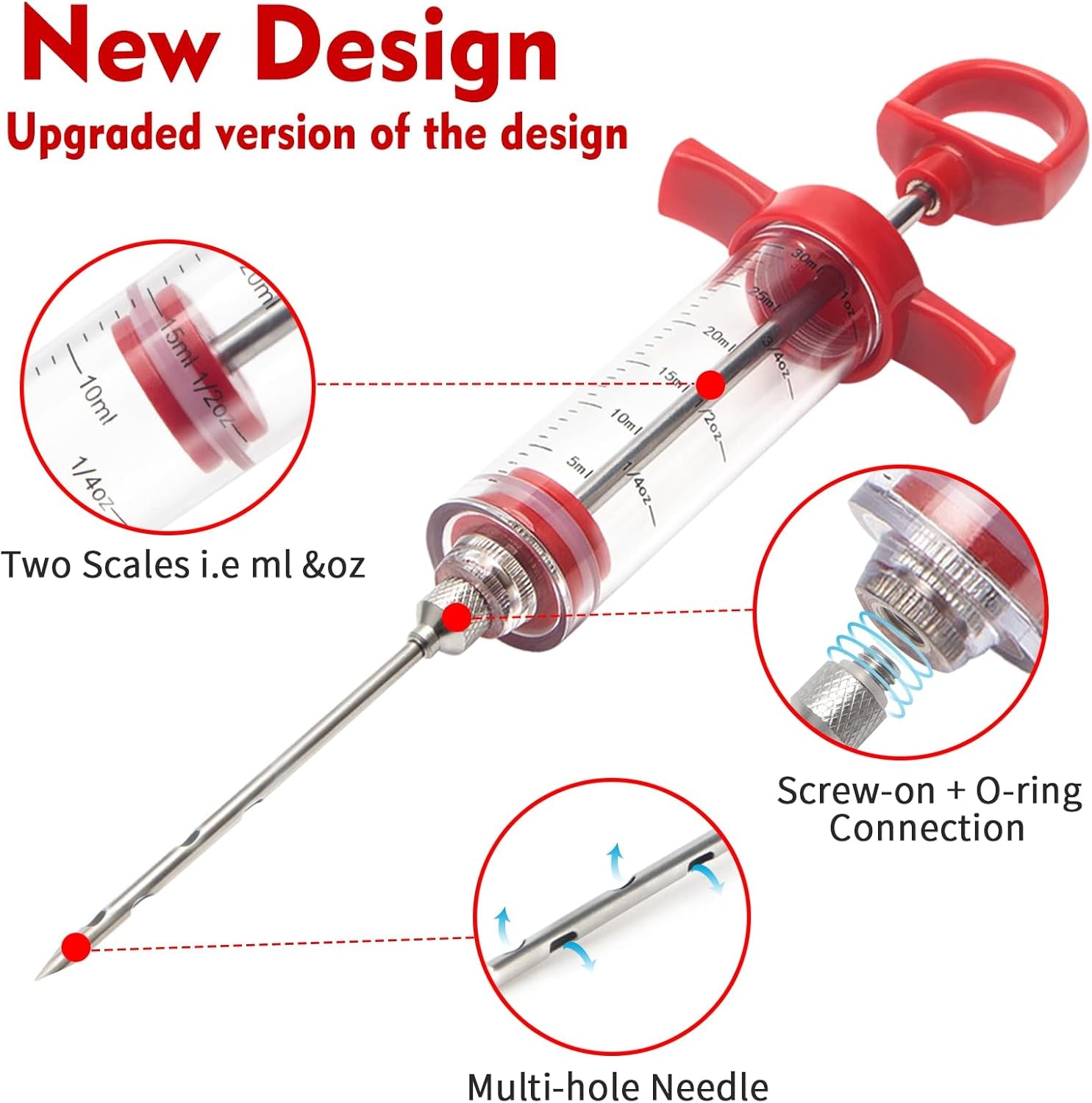 meat-injector-1-oz-plastic-bbq-marinade-injector-kit-turkey-injector-syringe-3-stainless-steel-meat-needles-3-replacement-o-rings-1-cleaning-brush-for-turkey-smoked-bbq-grill