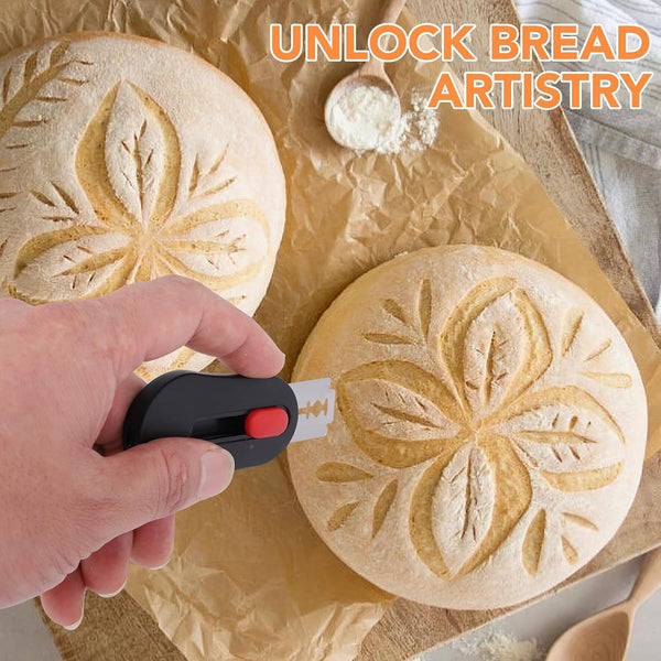 Magnetic Bread Lame with Extractable Blade - 20 Razor Blades,Dough Scoring Tool for Sourdough Breads Baking & Bread Making Tools2