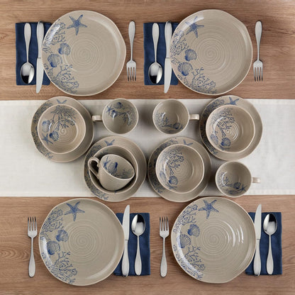 Southport 16 Piece Dinnerware Set, Service for 4, Cream5