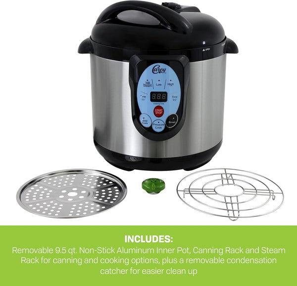 CAREY DPC-9SS Smart Electric Pressure Cooker and Canner, Stainless Steel, 9.5 Qt3