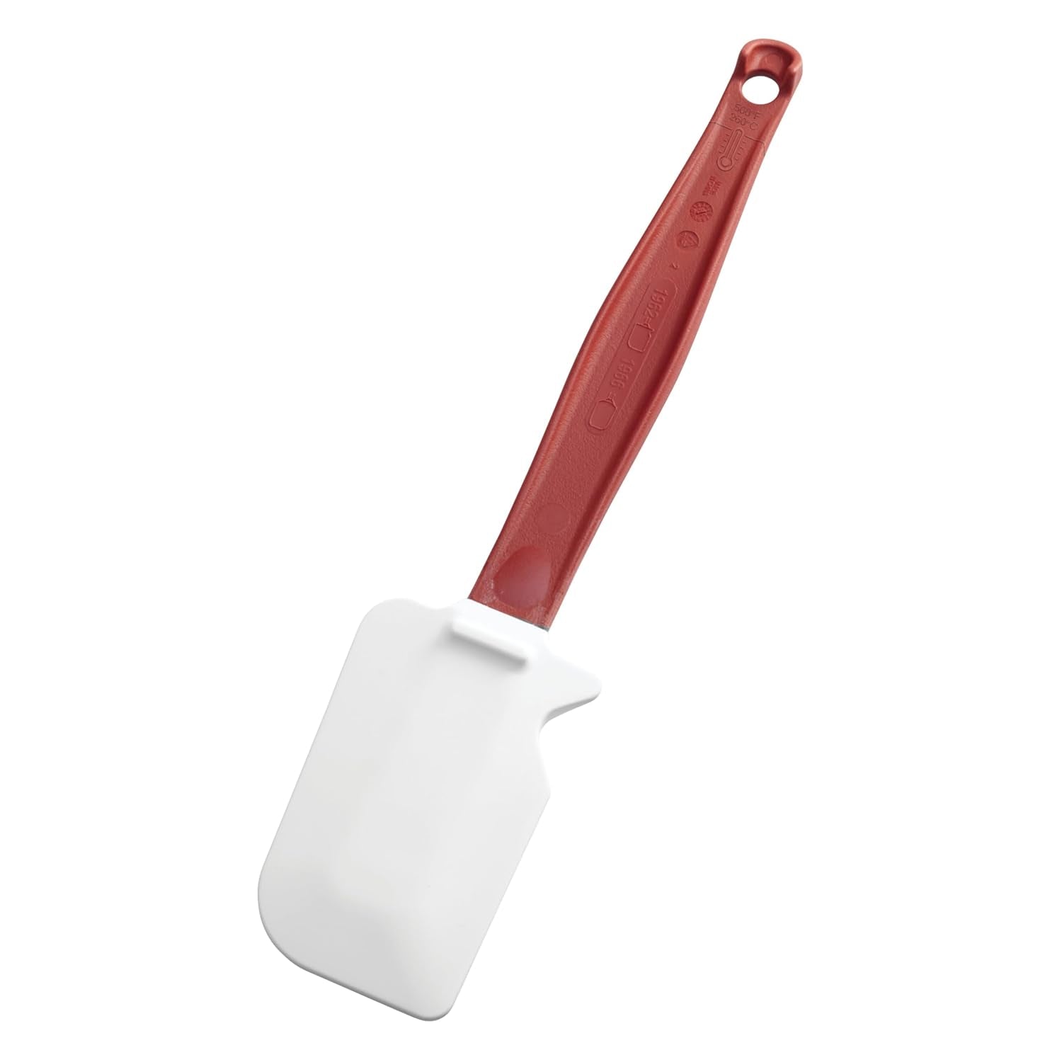 rubbermaid-commercial-products-high-heat-resistant-silicone-heavy-duty-spatula-food-scraper-9-5-inch-500-f-heat-resistant-red-handle-for-baking-cooking-mixing-commercial-dishwasher-safe