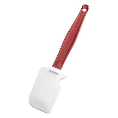 Rubbermaid Commercial Products High Heat Resistant Silicone Heavy Duty Spatula/Food Scraper 9.5-Inch 500°F Heat Resistant Red Handle for Baking/Cooking/Mixing Commercial Dishwasher Safe1