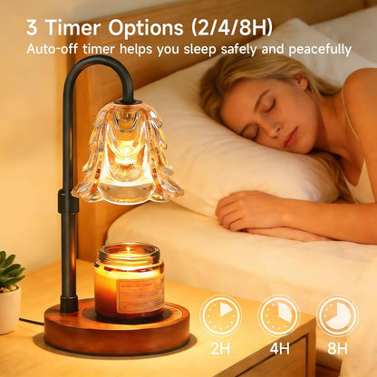 Candle Warmer Lamp with Timer & Dimmer, Electric Wax Melter for Jar Candles, Safe Flameless Candle Warmer Light for Bedroom, Home Decor & Gift6