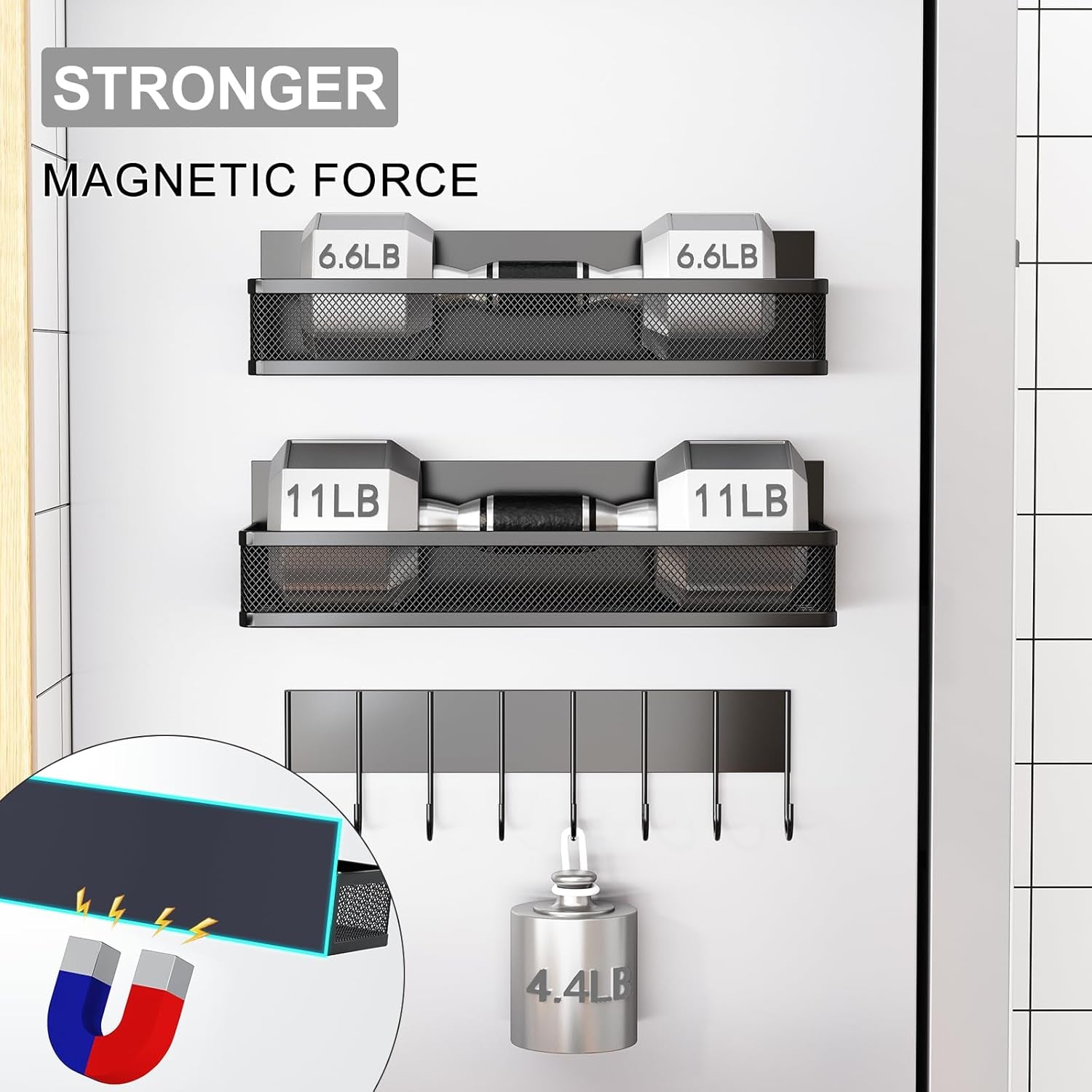 magnetic-spice-rack-for-refrigerator-5-pack-magnetic-shelf-moveable-magnetic-fridge-organizer-with-an-8-hook-rack-seasoning-organizer-for-kitchen-organization-extra-with-8-hooks