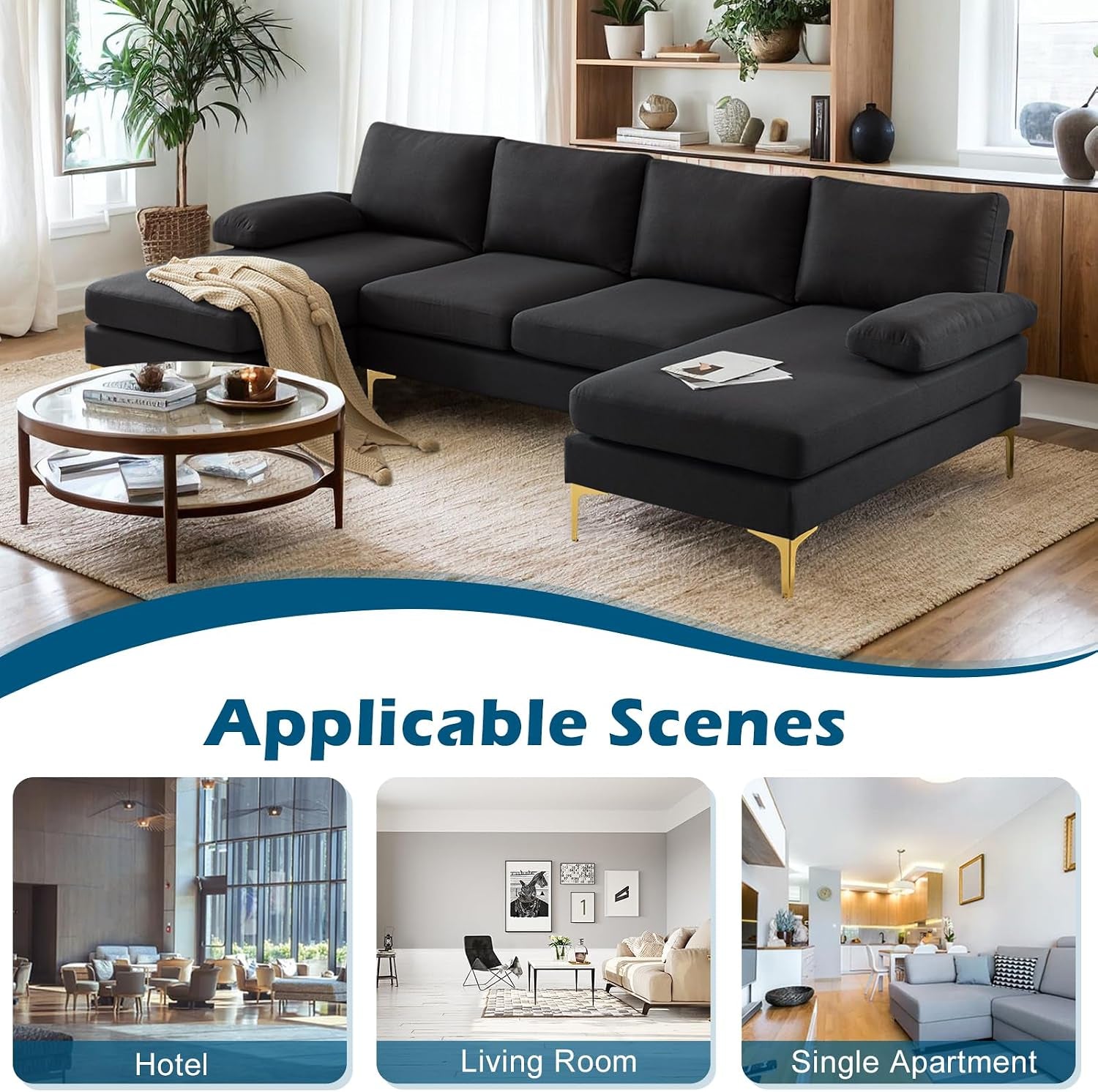 110-modern-sectional-couch-with-51-d-double-chaise-black-deep-seat-u-shaped-couch-with-removable-pillows-metal-legs-comfy-4-seat-sofas-for-living-room-linen-fabric