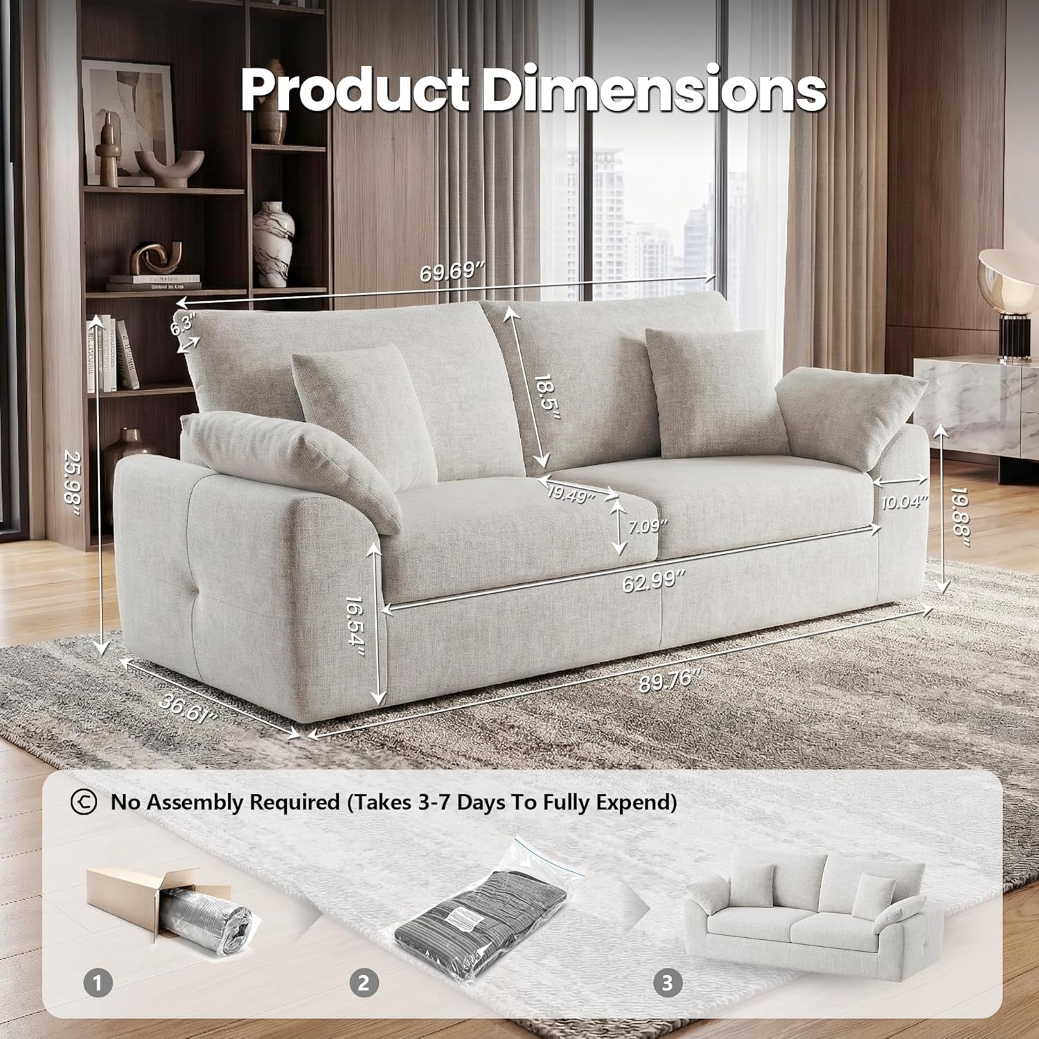 89-8-modern-loveseat-sofa-for-living-room-cloud-boneless-couches-with-4-pillows-mid-century-loveseat-couches-for-small-place-no-assembly-required-beige