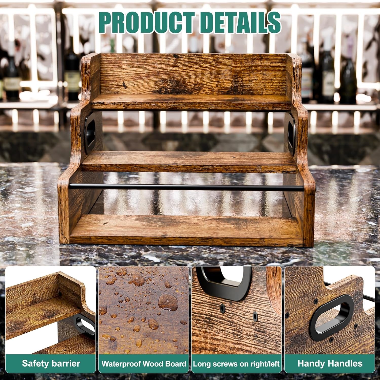 liquor-bottle-display-shelf-coffee-syrup-rack-organizer-3-step-countertop-liquor-wine-rack-mini-bar-liquor-cabinet-home-retro-bar-shelf-stand-for-liquor-whiskey-spirits