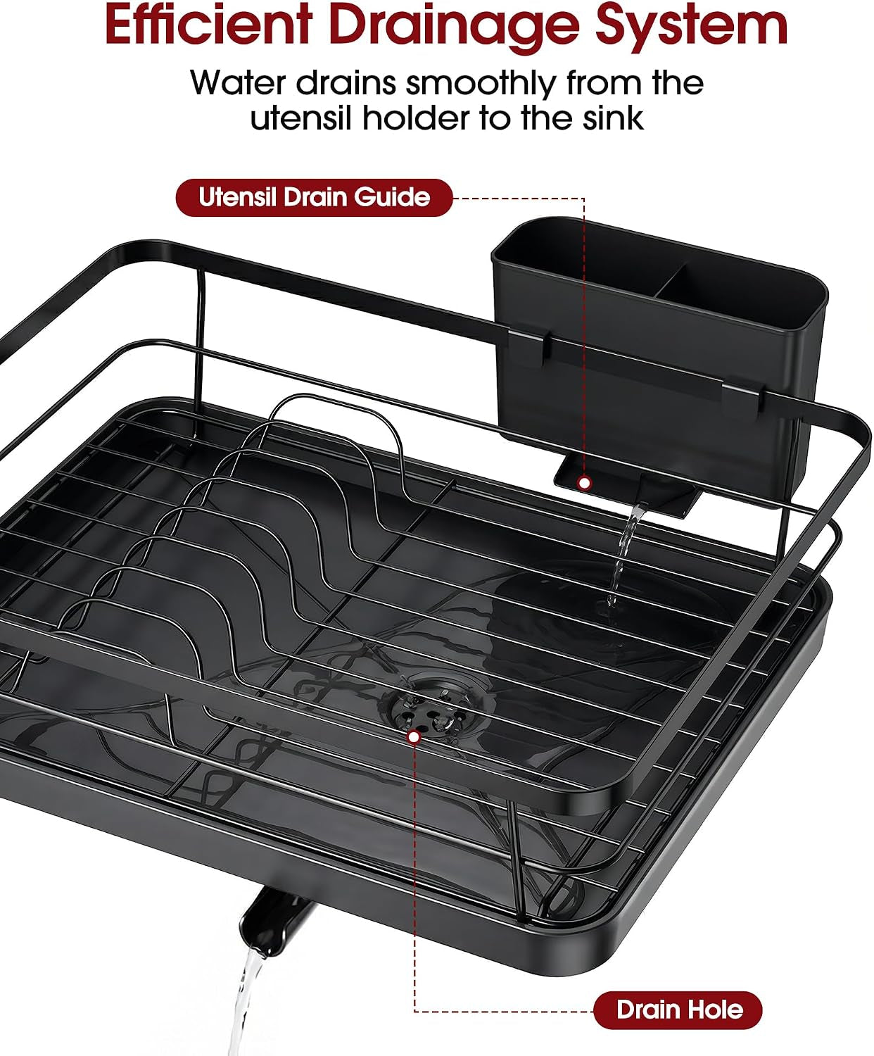 dish-drying-rack-stainless-steel-dish-rack-with-drainboard-for-kitchen-counter-and-sink-15-6-d-x-12-w-x-5-h-black