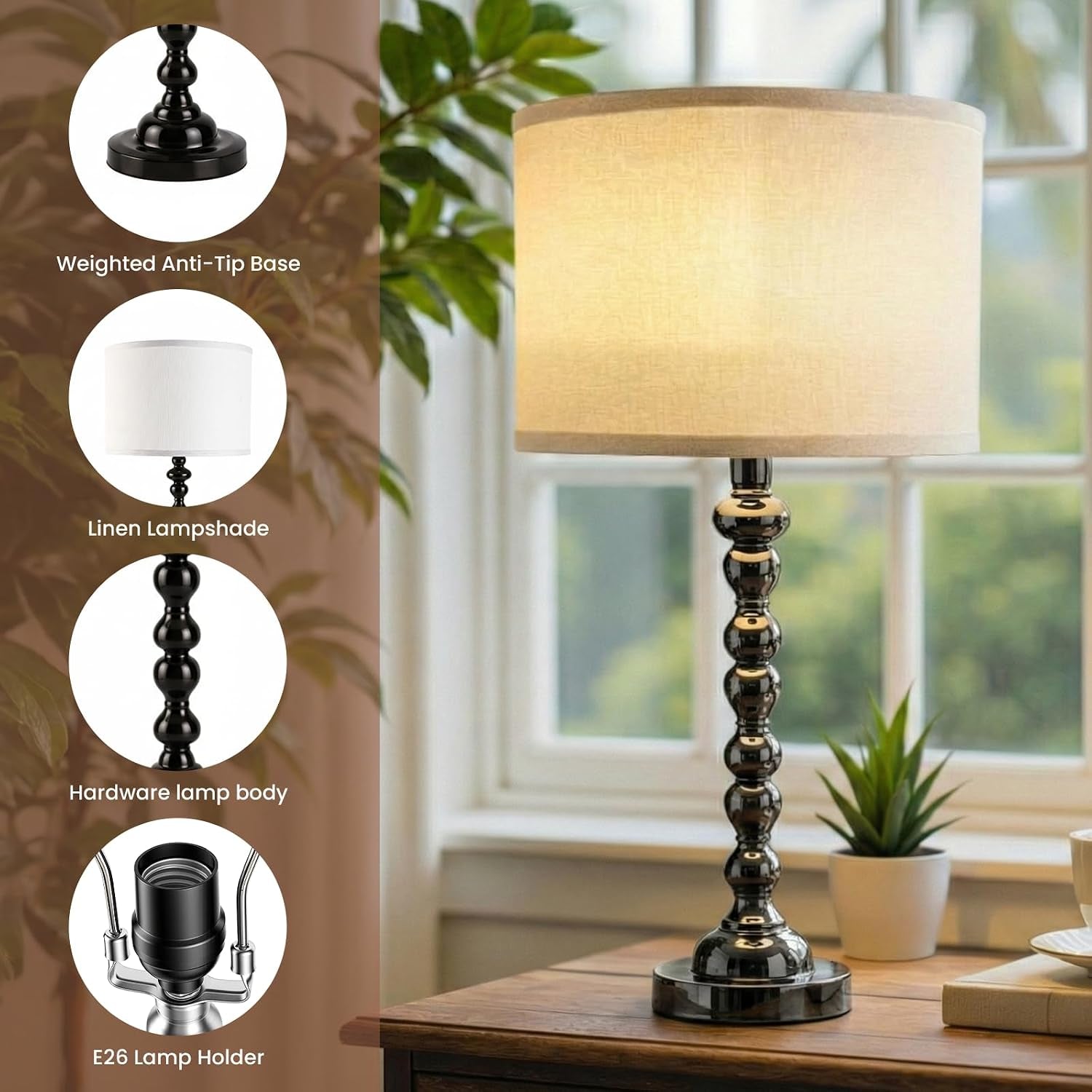modern-gourd-table-lamps-set-of-2-touch-control-bedside-lamp-for-nightstand-with-usb-ports-3-way-dimmable-nightstand-lamps-for-living-room-bedroom-table-black