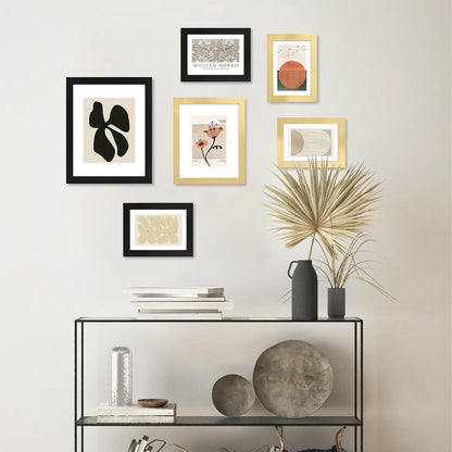 5X7 Picture Frame(4 Pack,Black) Made of Real Glass and Wooden Frame6