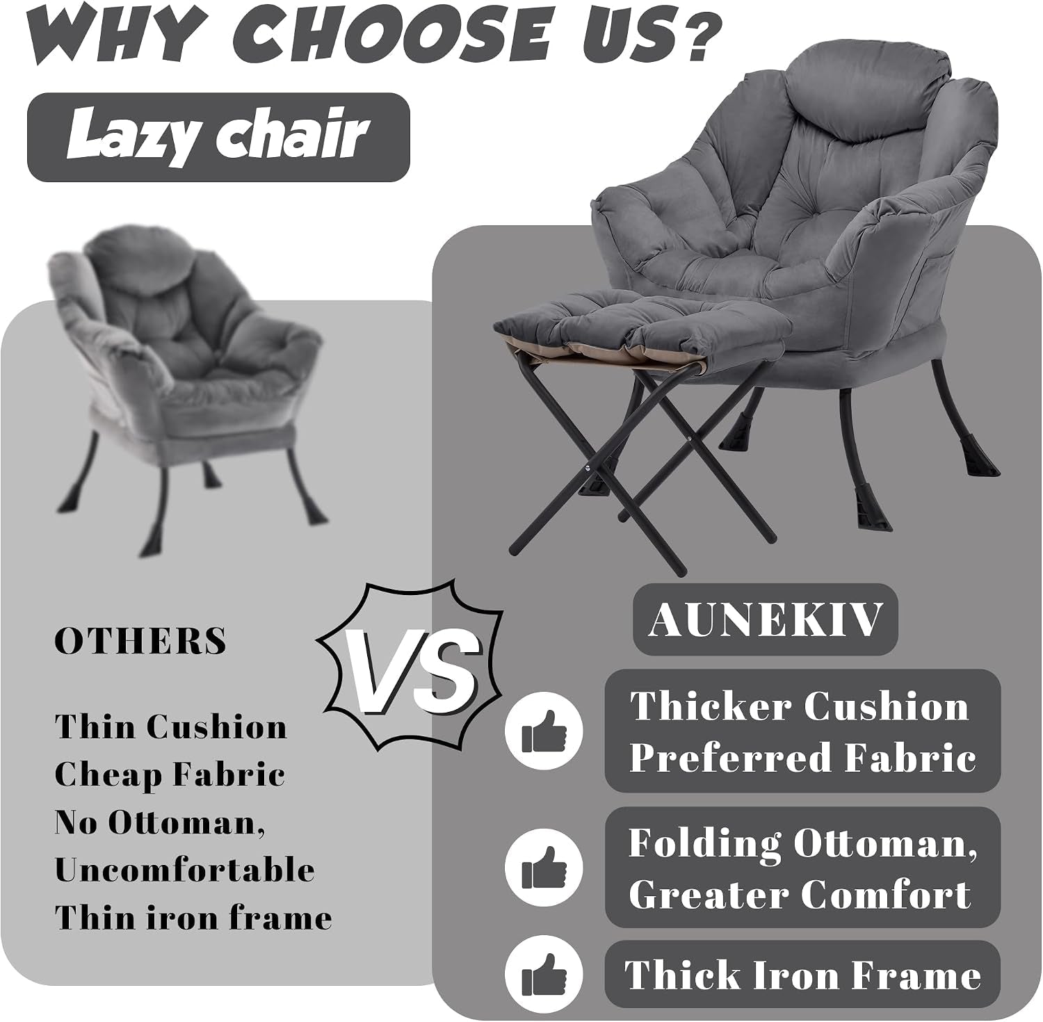 lazy-chair-with-ottoman-comfy-reading-chair-darkgrey-cushioned-seat-with-foldable-ottoman-and-side-pocket-lounge-chair-for-bedroom-living-room-dorm-and-small-spaces