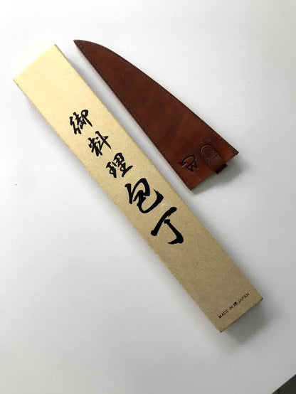 Japanese Boning Knife 150 Mm/5.9 with a Leather Sheath4