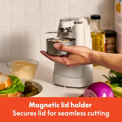 Electric Can Opener, Automatic One-Touch, Oatmilk4