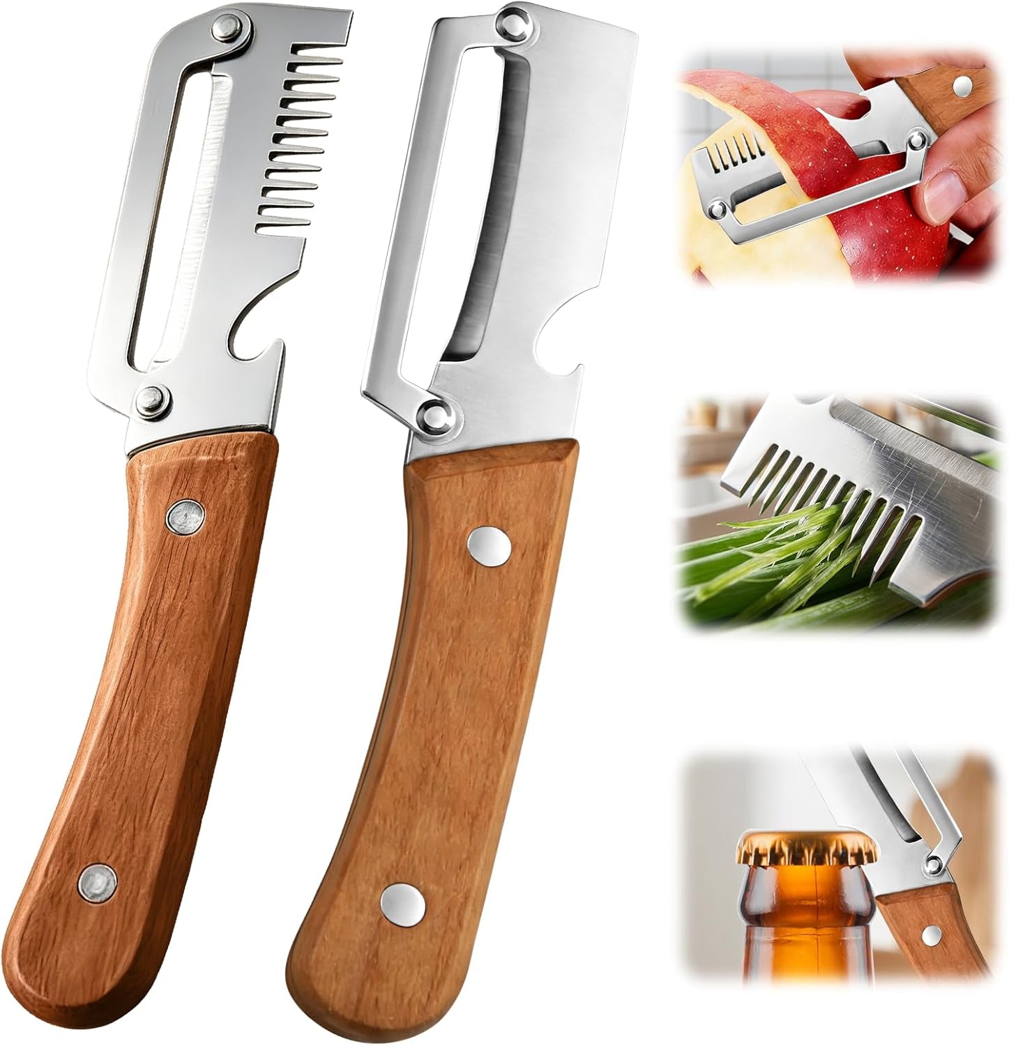 2026-upgrade-vegetable-peeler-with-wooden-handle-stainless-steel-wide-blade-potato-and-carrot-peeler-3-in-1-veggie-peeler-with-scallion-shredder-and-bottle-opener-for-kitchen-camping-and-trave