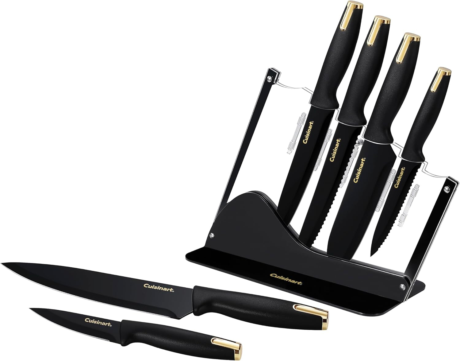 advantage-nonstick-ceramic-coated-knife-set-7-piece-acrylic-block-stainless-steel-knives-for-precise-cutting-durable-kitchen-knife-set-with-ergonomic-handles-g1042-7bg