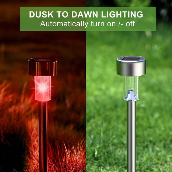 Solar Lights Outdoor Waterproof, Solar Garden Lights, Multicolor, 12 Pack6