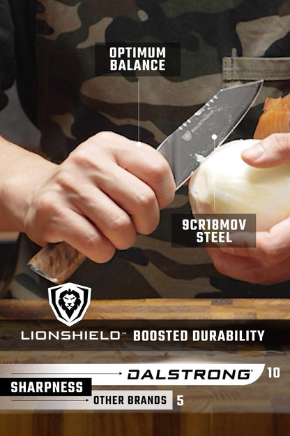 Valhalla 4" Paring Knife - 9CR18MOV HC Steel6