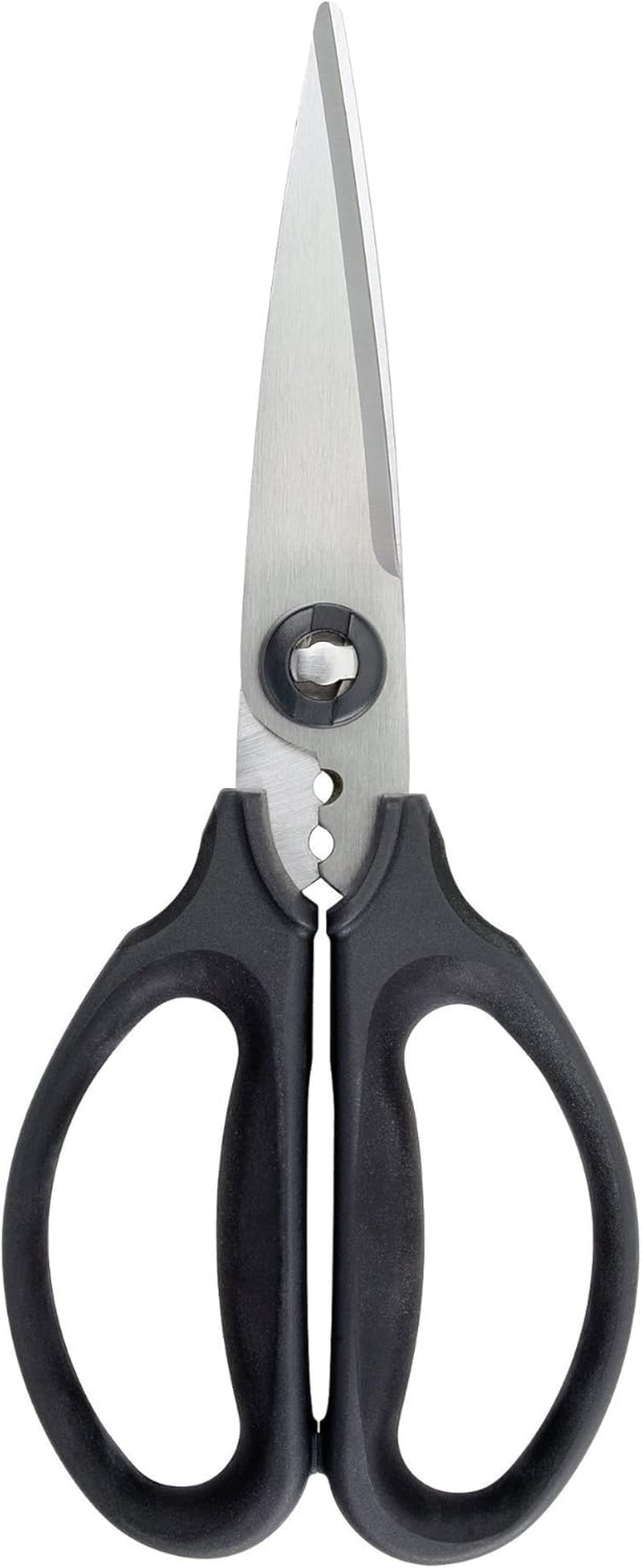 oxo-good-grips-multi-purpose-kitchen-shears-and-herb-scissors-soft-grip-handles-stainless-steel-serrated-blades-cuts-herbs-poultry-carboard-meat-easy-to-clean