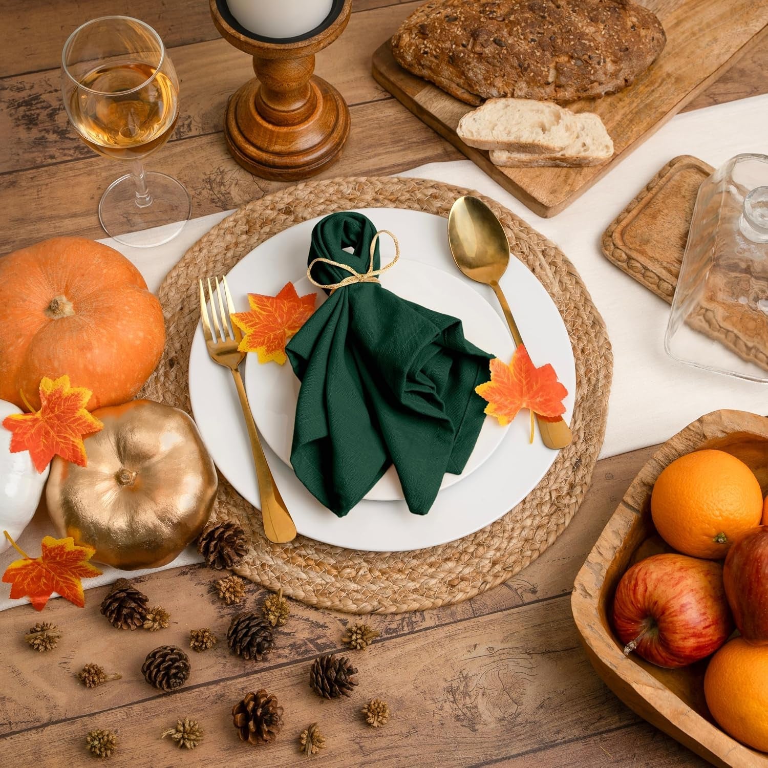 solid-cloth-napkins-set-of-6-forest-green-100-cotton-dinner-napkins-18x18-inches-soft-reusable-absorbent-washable-ideal-for-wedding-events-farmhouse-parties-hotel-everyday-use