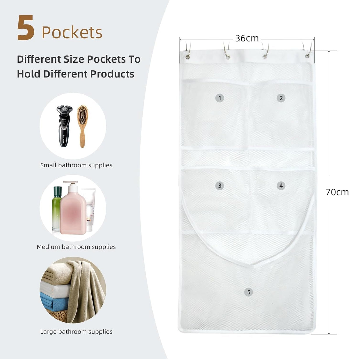 2pcs-mesh-shower-organizer-hanging-shower-curtain-liner-pockets-hanging-with-pockets-quick-dry-cruise-rv-camper-bathroom-organizer-with-shower-curtain-hooks