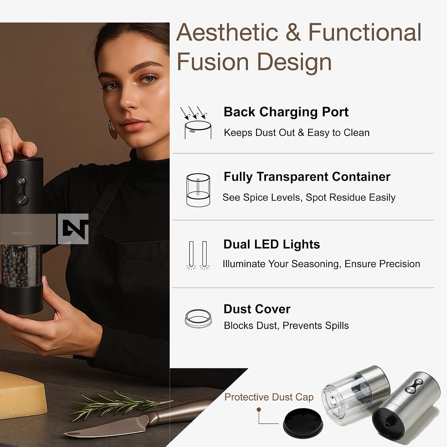 electric-salt-and-pepper-grinder-set-usb-c-rechargeable-dual-speed-automatic-salt-and-pepper-mills-with-9-adjustable-coarseness-ceramic-burr-led-light-refillable-stainless-steel