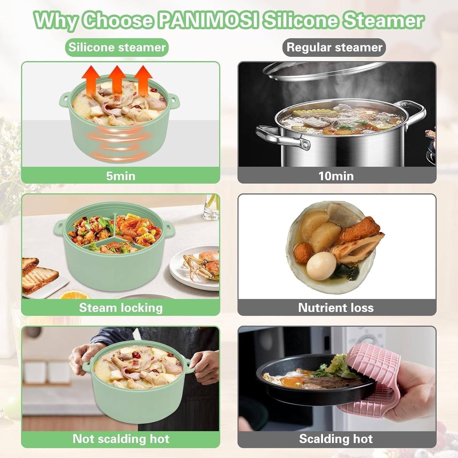 microwave-rice-cooker-2-layer-microwave-pasta-cooker-and-steamer-for-rice-vegetables-quinoa-oatmeal-ramen-silicone-non-stick-green