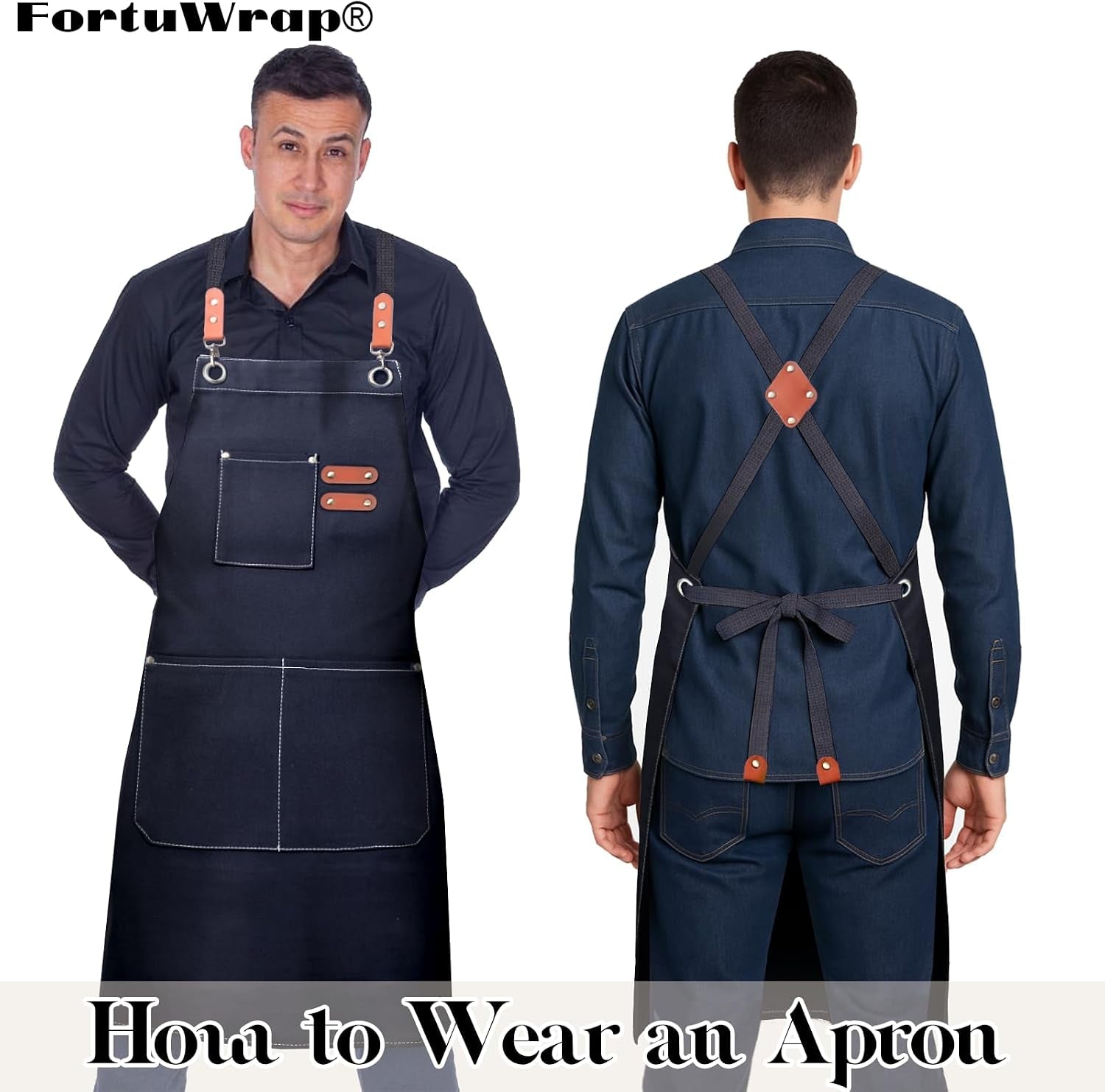 chef-cotton-canvas-apron-for-men-women-with-pockets-cross-back-design-comfortable-apron-for-cooking-bbq-baking-gardening-kitchen-barber-woodworking-grilling-crafting