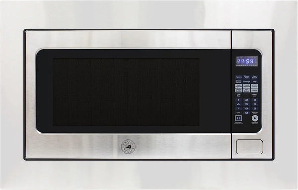 Microwave Oven Built-In 1200-Watts with 10 Power Levels Pre-Set Cooking Settings and Express Cook, Sensor and Speed Cooking and Silent Mode with Glass Turntable, 2.2 Cu.Ft., Metallic1