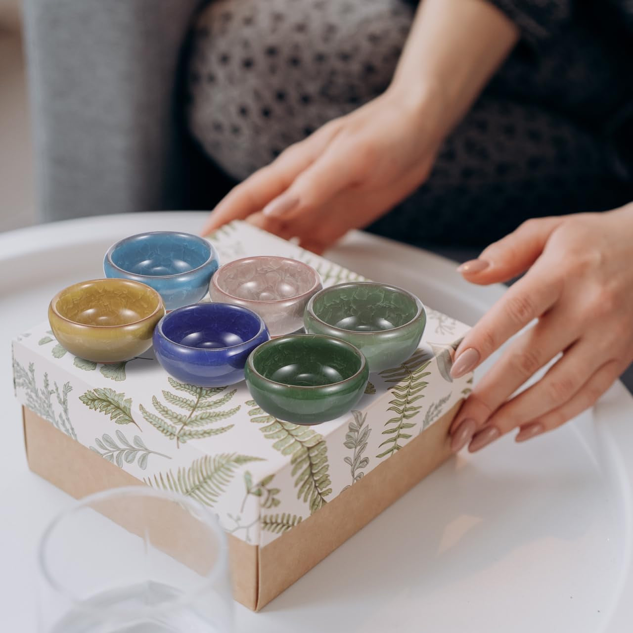 essential-oil-bowl-set-6-ceramic-mixing-bowls-for-beauty-salon-spa-massage-oil-blending-facial-mask-mixing-smooth-round-holder-2-36-x-2-36-x-1-18-in