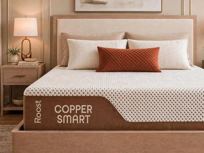 Copper Smart Mattress, 14-Inch, Copper & White, Cal King1