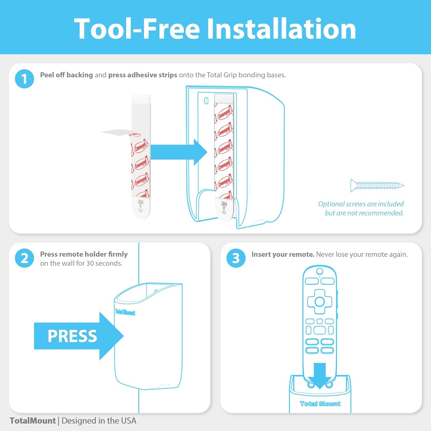 drop-free-remote-holder-removable-adhesive-strips-white-designed-in-the-usa-simply-put-the-remote-in-no-tricky-magnet-alignment-needed