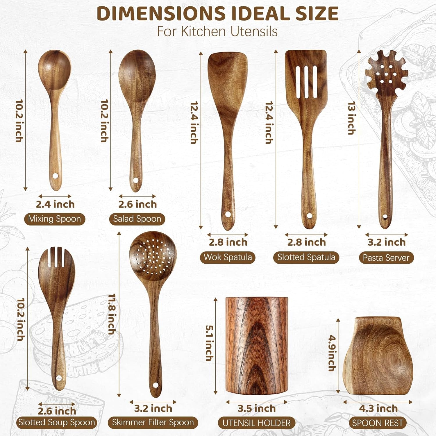 wooden-kitchen-utensil-set-10-piece-natural-teak-with-spoon-rest-hooks