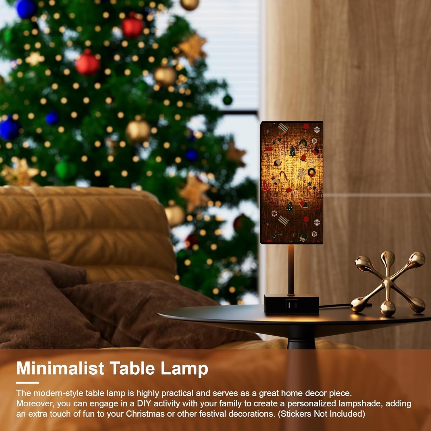 bedside-table-lamp-for-bedroom-with-2-usb-ports-14-inch-black-usb-a-c-ports-touch-3-way-dimmable-led-bulb-included-fabric-lampshade-metal-base-small-nightstand-lamp-for-desk-living-room