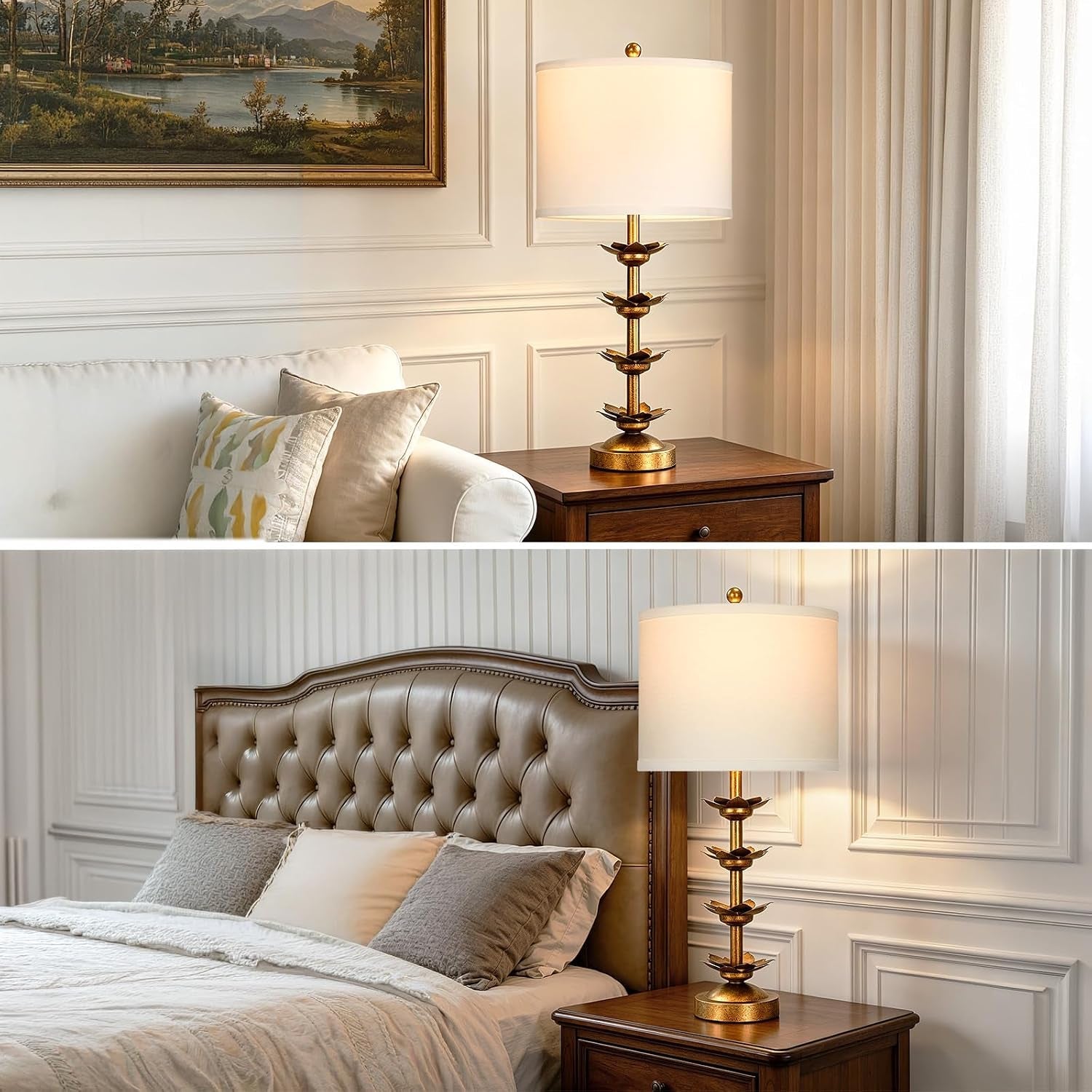 30-inch-antique-gold-leaf-bedside-table-lamps-set-of-2
