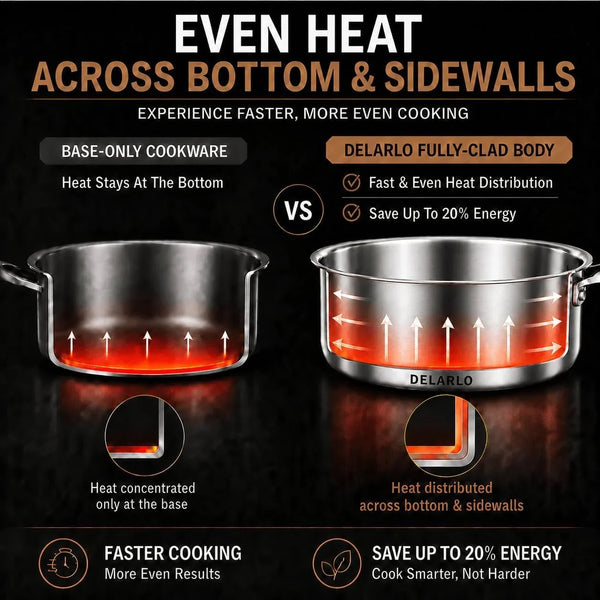 Tri-Ply Stainless Steel Frying Pan,12 Inch Skillet with Lid,6 Quart Saute Pan,Compatible with All Cooktops,Oven up to 660℉,Chicken Fryer,Dishwasher-Friendly3