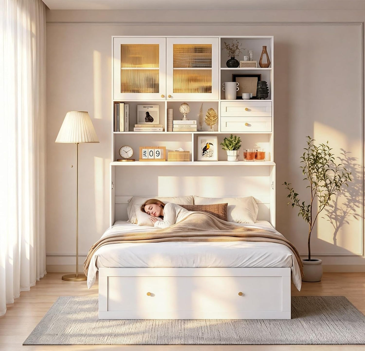 murphy-bed-with-large-storage-led-light-charging-station-queen