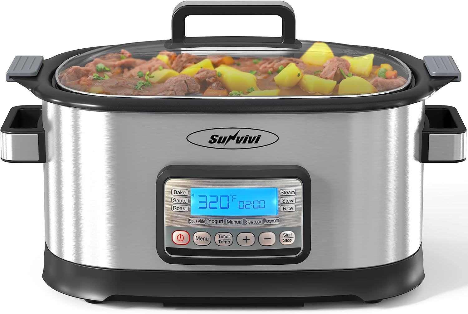 11-in-1-multi-cooker-6-5qt-programmable-slow-cooker-with-nonstick-removable-pot-digital-display-adjustable-temp-time-for-slow-cook-saute-steam-rice-yogurt-warmer