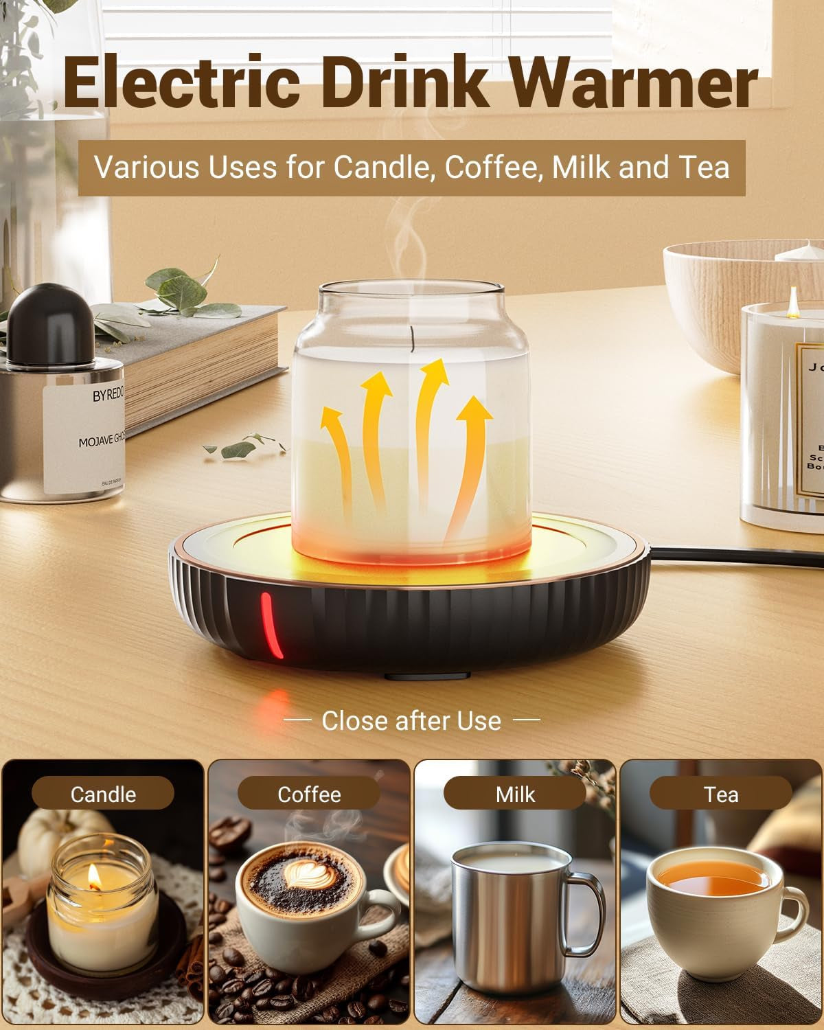 housegem-large-candle-warmer-plate-coffee-cup-mug-warmer-for-desk-candle-melter-electric-mug-heater-for-beverages-milk-tea-coffee-accessories-ideal-gifts-keep-cup-warm-black