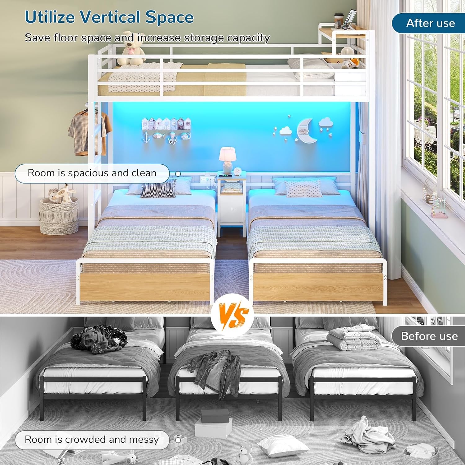 triple-bunk-bed-with-storage-drawers-and-bedside-shelf-twin-over-twin-bunk-bed-for-kids-teens-with-led-lights-and-charging-station-heavy-duty-metal-bunk-beds-with-safety-guardrail-and-ladder-white