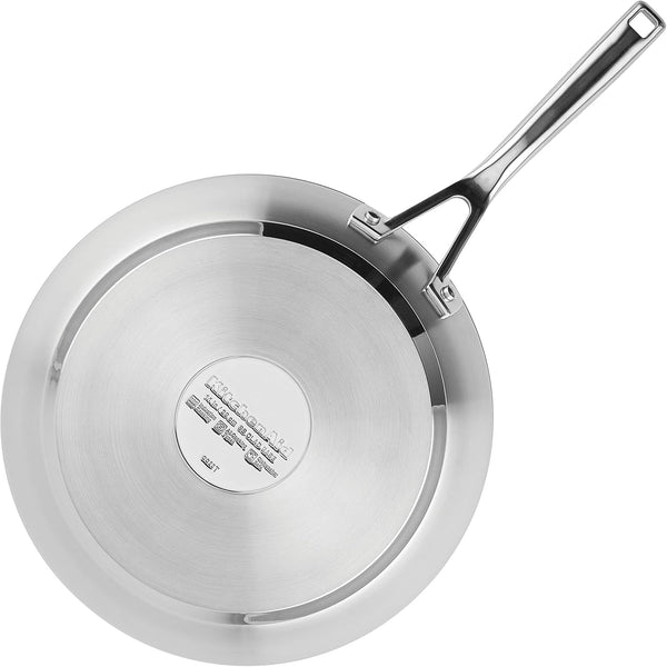 Kitchenaid Stainless Steel 3-Ply Base Cookware Induction Pots and Pans Set, 10-Piece, Brushed Stainless Steel8