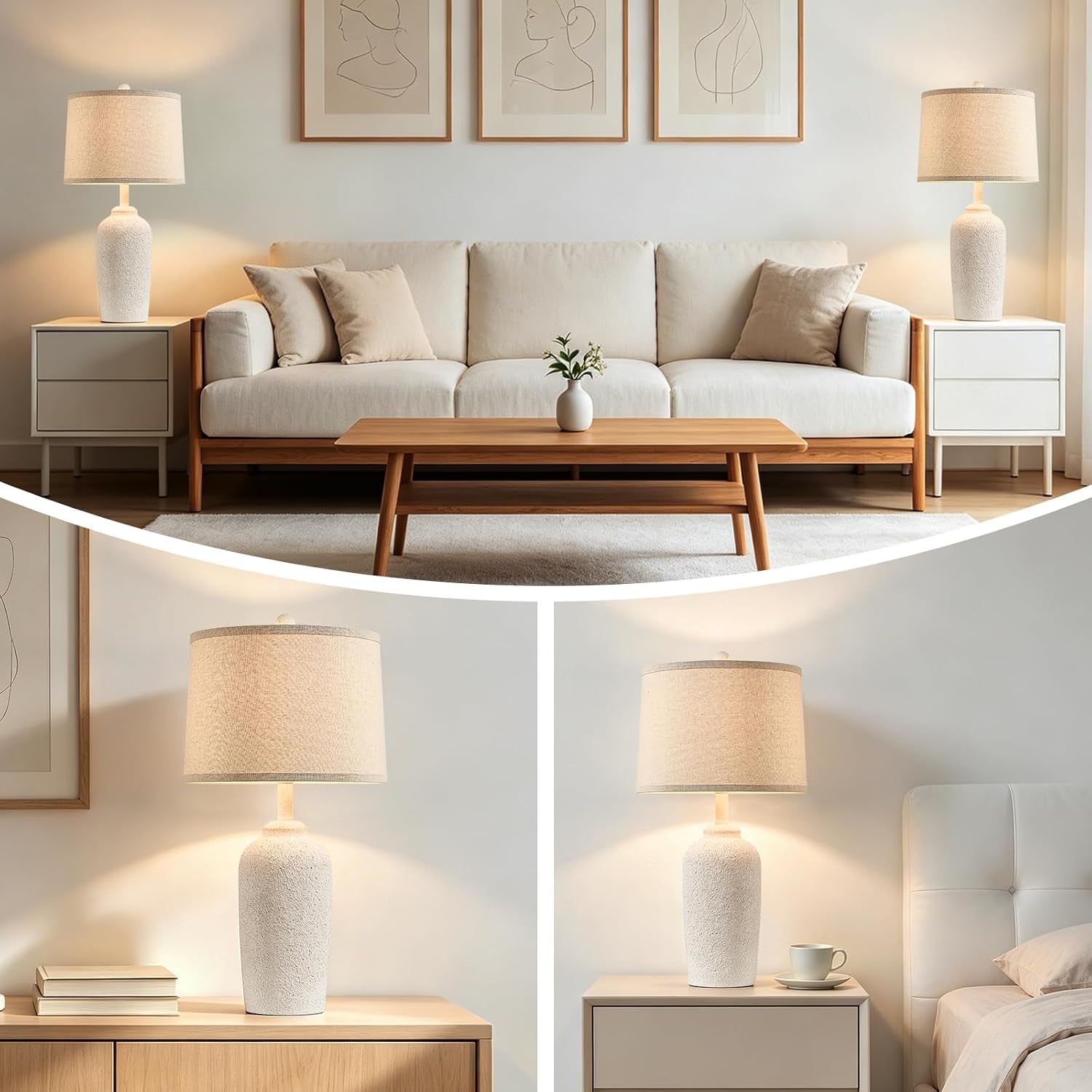 farmhouse-table-lamp-for-living-room-stone-like-bedside-lamp-for-bedroom