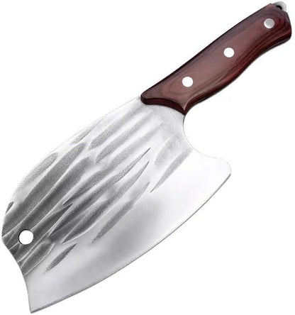 Meat Cleaver,Cleaver Knife Ebony Handle 5Cr13Mov Steel Forged Knife Handmade Slicing Knife Kitchen Boning Knife Butcher Knife, LAMAJIGA58441