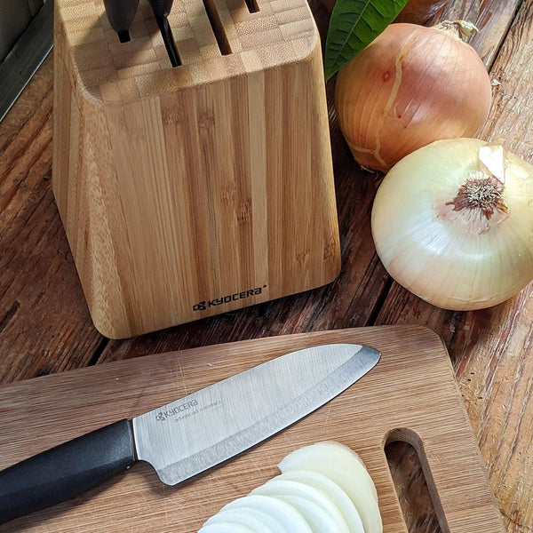 Revolution Series Paring and Santoku Knife Set, Black Blade6